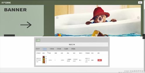 Java计算机毕业设计 农产品商城系统的设计与实现